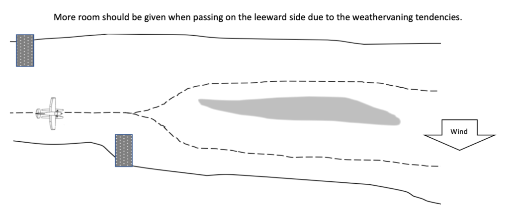 securing the seaplane - weathervane considerations